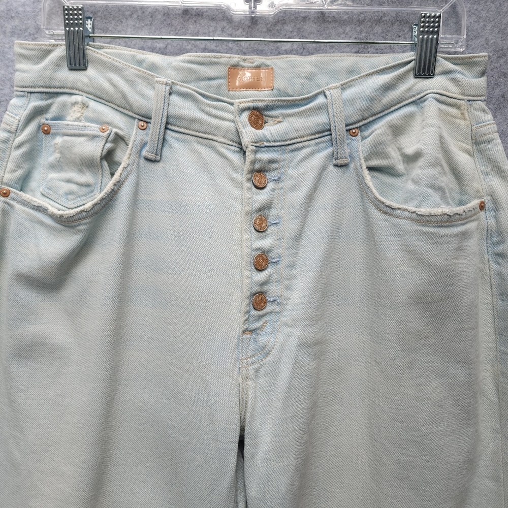 MOTHER The Pixie Tomcat Ankle Jeans In Piña Colada Paradise - Picture 6 of 14